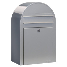 Brevlåda BOBI Classic - Silvergrå RAL9006