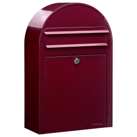 Brevlåda BOBI Classic S - Vinröd RAL3005