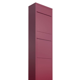 Röd Markbrevlåda Bravios Big Box 2 - RAL3004