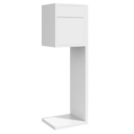 Brevlåda Bravios Hermes med stativ - Vit RAL9016