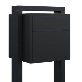 Brevlåda Bravios Soprano med stativ - Svart RAL9005
