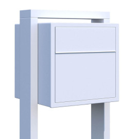 Brevlåda Bravios Soprano med stativ - Vit RAL9016