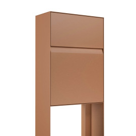 Postlåda med stolpe Bravios Leon - Rostbrun M40-8001-AS