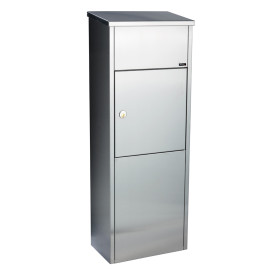 Rostfri Allux 600 Paketbrevlåda RUKO lås - F54618