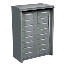 Fastighetsbox utomhus RENZ Classic 2x8 16 fack BRF