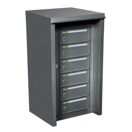 Fastighetsbox Utomhus RENZ Classic 1x6 – 6 fack