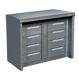 Fastighetsbox utomhus RENZ Classic 2x4 8 fack