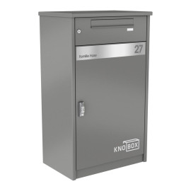 knobox 11 xl paketbrevlåda antracitgrå ral 7016