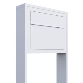 Brevlåda Bravios Elegance med stativ - Vit RAL9016