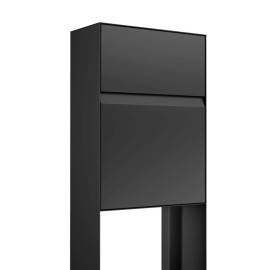 Postlåda med stolpe Bravios Leon - Svart  ArtNr.: M40-9005-AS