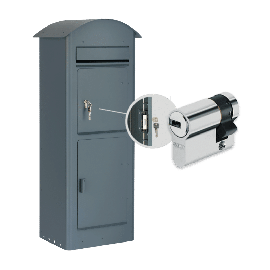 Paketpostlåda Safepost 80PZ antracitgrå