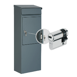 Safepost 855PZ antracitgrå