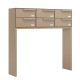Lådsamling med 6 brevlådor Rotterdam Beige - M96-1019-HS