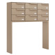 Lådsamling med 9 brevlådor Rotterdam Beige - M99-1019-S