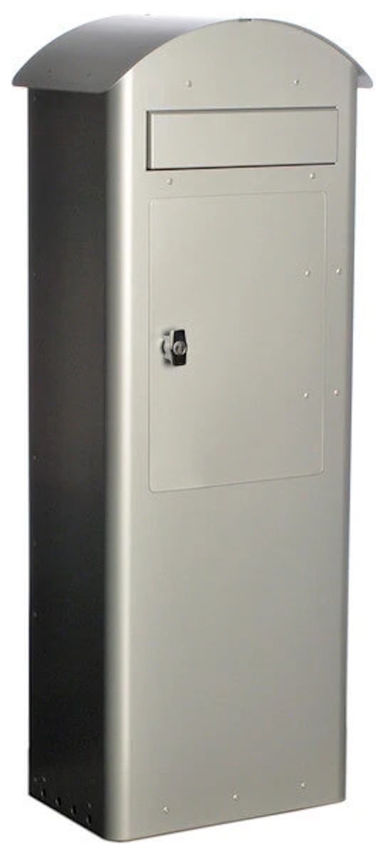 Veckopostlåda Safepost 70 silver