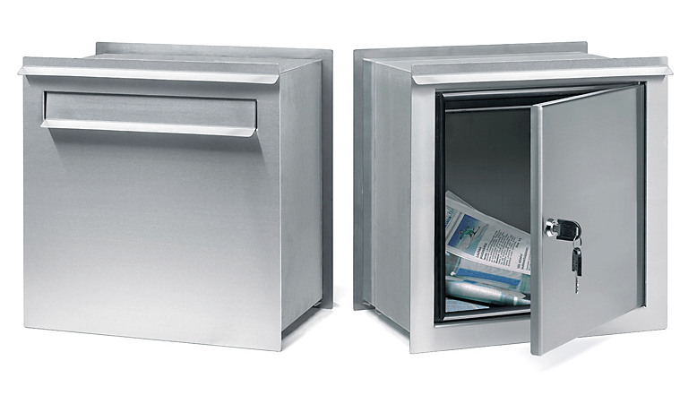 Inbyggda och infällda brevlådor