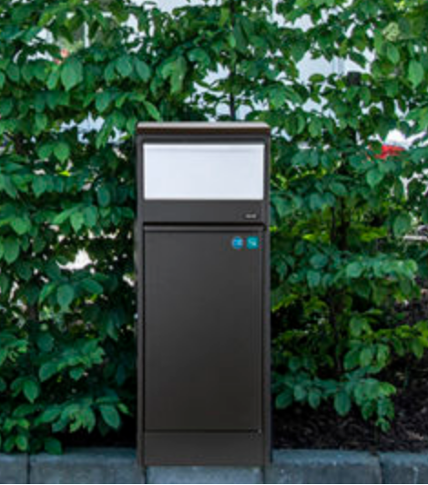 Smart paketpostlåda som styrs med hjälp av din SmartPhone