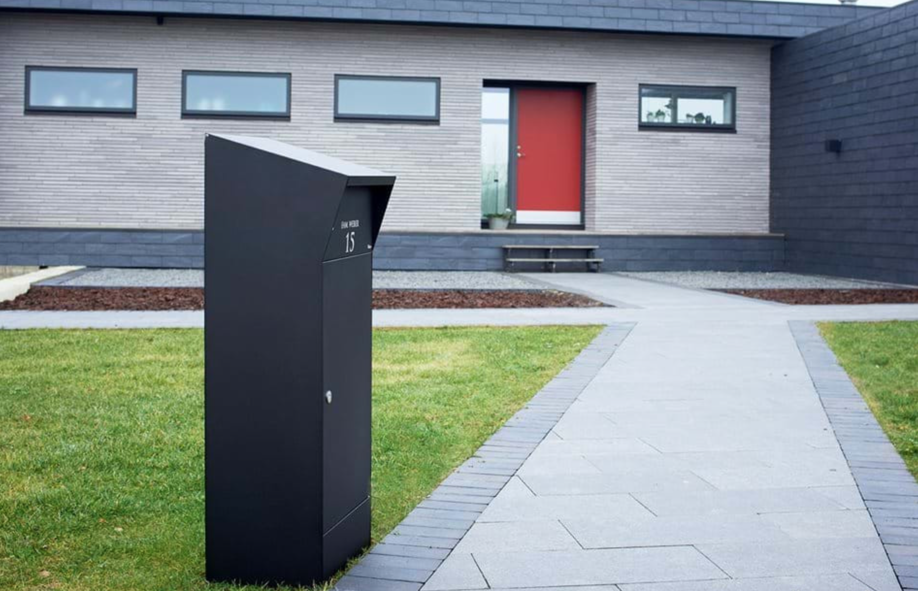 Postlåda med LED belysning