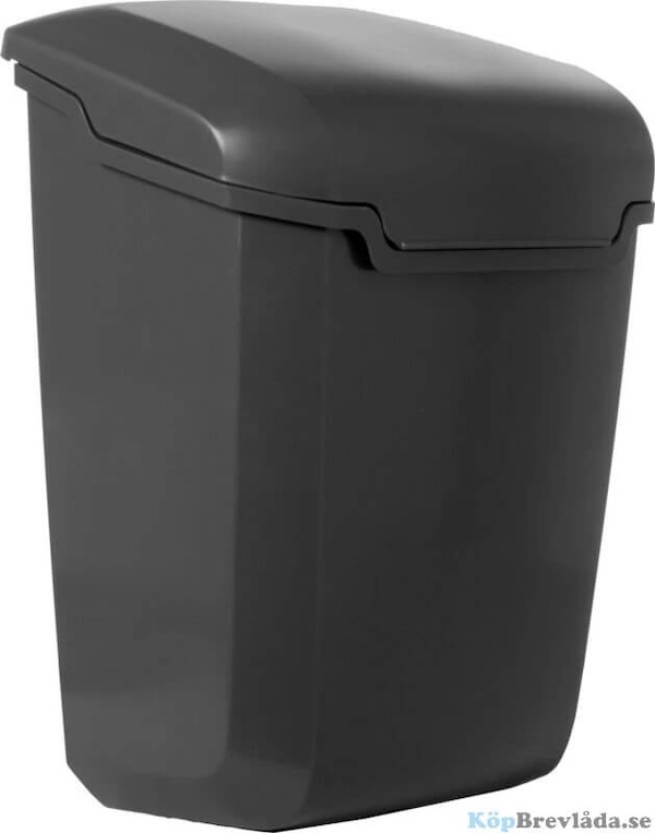 Berglund S90 Recycled svart plastpostlåda