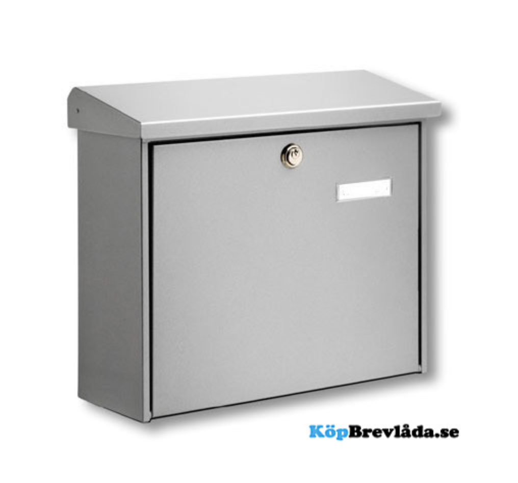 Postlåda rostfritt stål