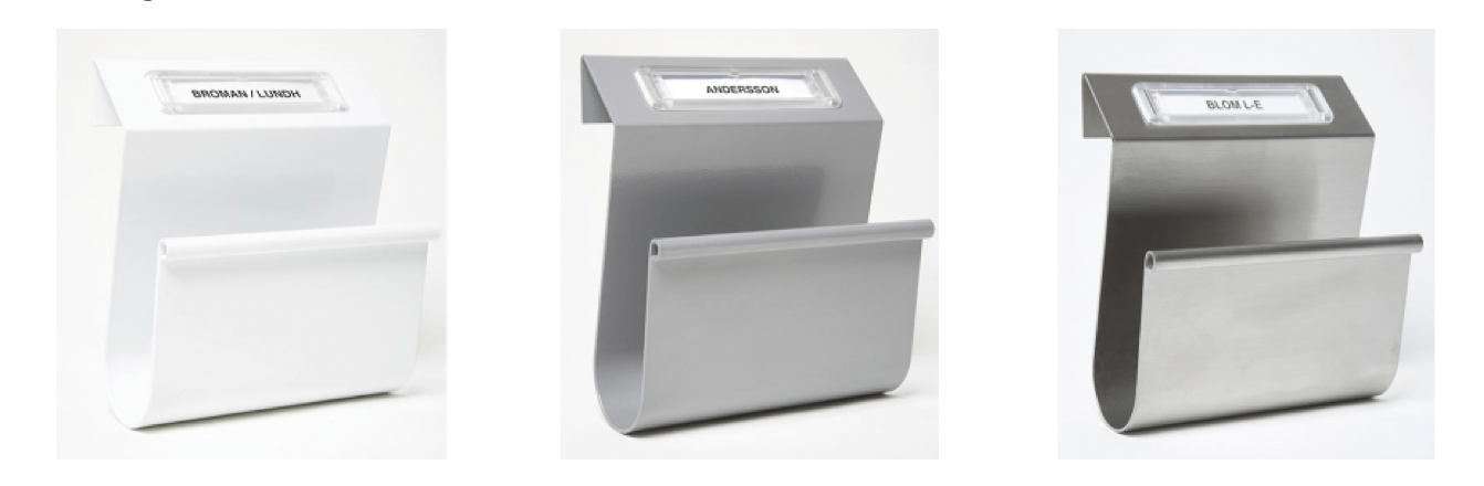 Tidningshållare Klämma