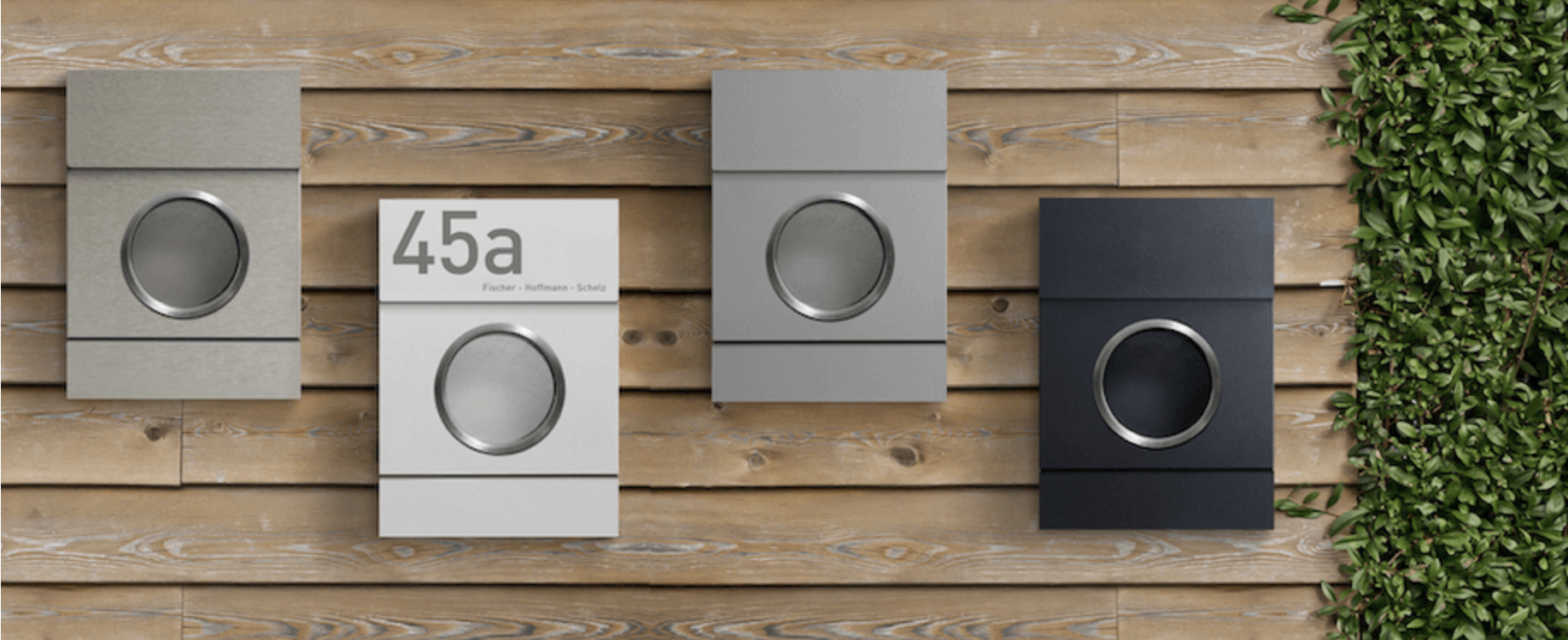 Postlåda med LED belysning